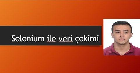 Websitesinden Selenium ile Veri Çekme